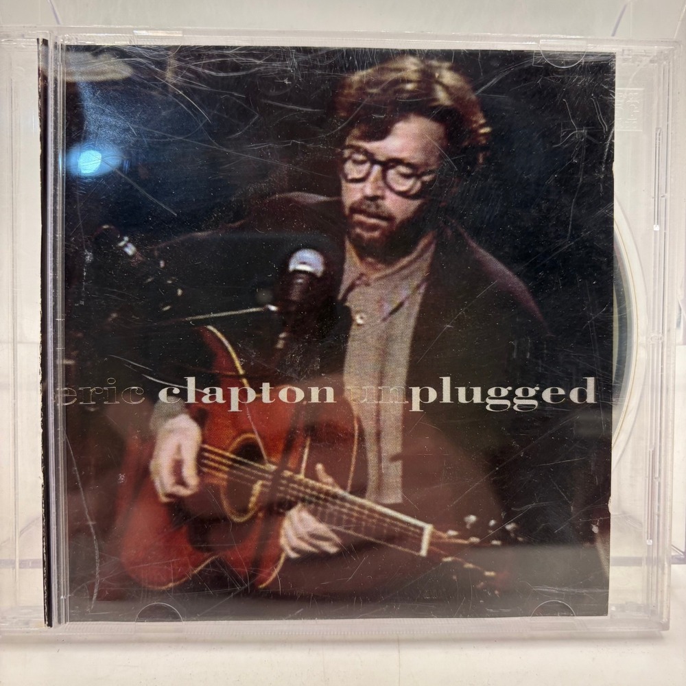 Eric Clapton Unplugged CD 1992 Reprise Records W2 45024 Live Acoustic Blues Rock